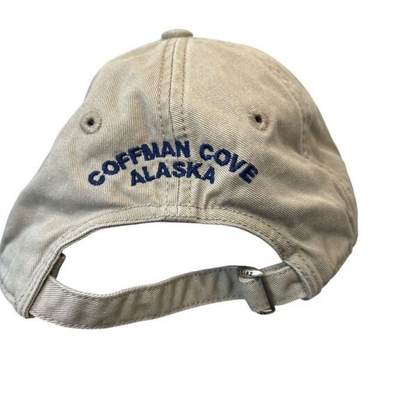 Vintage Alaska trout embroidered hat fishing hat COFFMAN COVE ALASKA - Picture 7 of 7